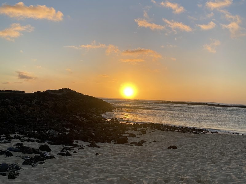 Sonnenuntergang am Meer